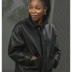 Clayface Naomi Ackie Leather Jacket