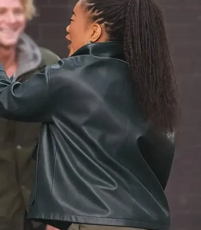 Clayface Naomi Ackie Leather Jacket