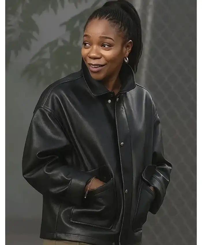Clayface Naomi Ackie Leather Jacket Clayface Naomi Ackie Leather Jacket