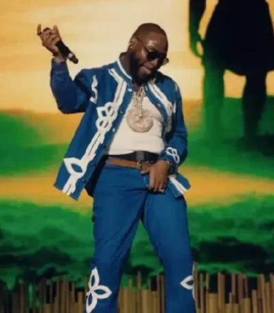 Davido Coachella 2026 Blue Tracksuit