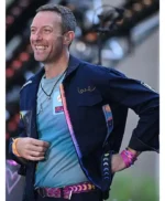 Coldplay Concert Chris Martin Blue Jacket