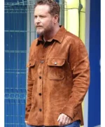 Dutton Ranch Cole Hauser Brown Suede Jacket