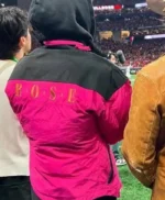 College GameDay Timothee Chalamet Pink Jacket