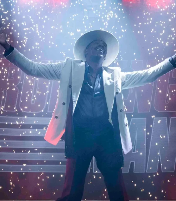 Colman Domingo The Running Man White Blazer