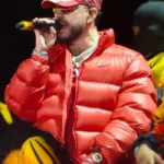 Colombia Ryan Castro Red Puffer Jacket