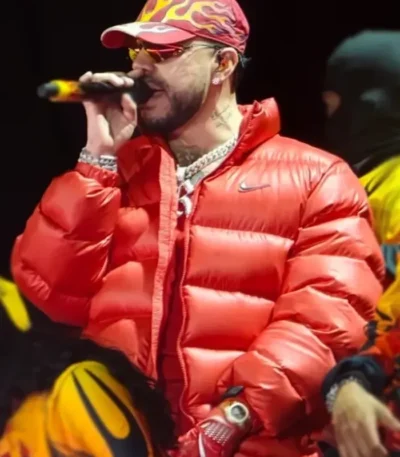 Colombia Ryan Castro Red Puffer Jacket