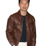 Comic Con Simu Liu Brown Jacket
