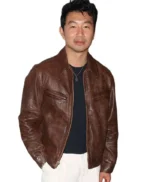 Comic Con Simu Liu Brown Jacket
