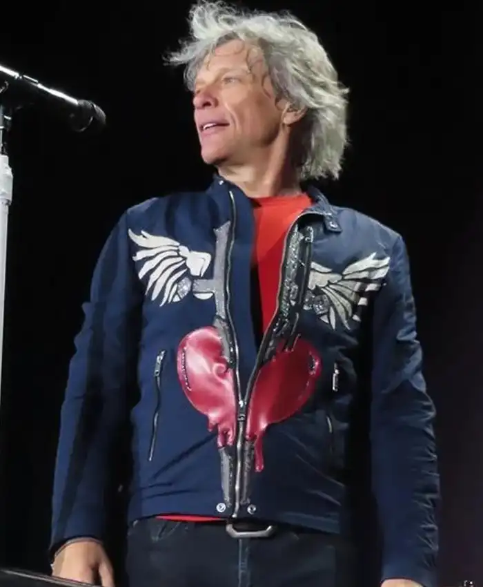 Concert Jon Bon Jovi Blue Jacket Concert Jon Bon Jovi Blue Jacket