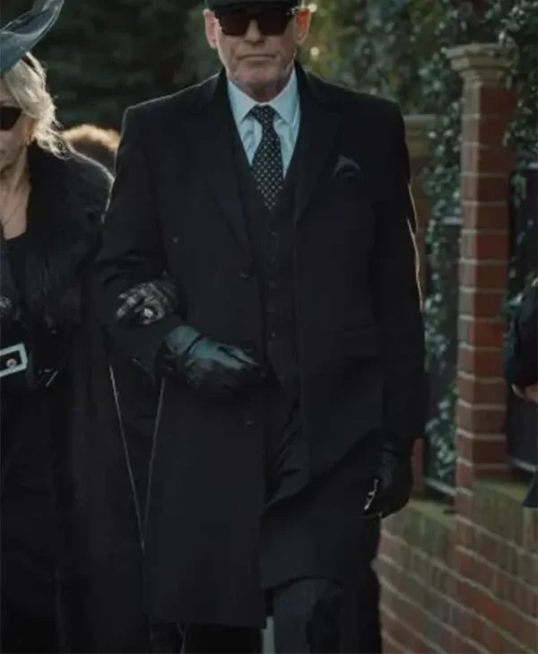Conrad Harrigan MobLand Black Coat