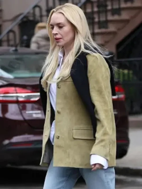 Count My Lies Violet Lockhart Suede Leather Blazer