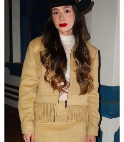 Cowboy Festival Bárbara Fortunato Guedes Suede Fringe Jacket
