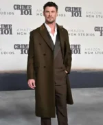 Crime 101 Chris Hemsworth Wool Coat