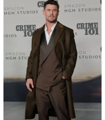 Crime 101 Chris Hemsworth Wool Coat
