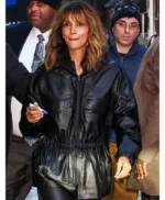 Crime 101 Halle Berry Leather Jacket