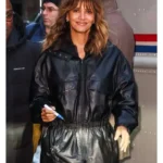 Crime 101 Halle Berry Leather Jacket