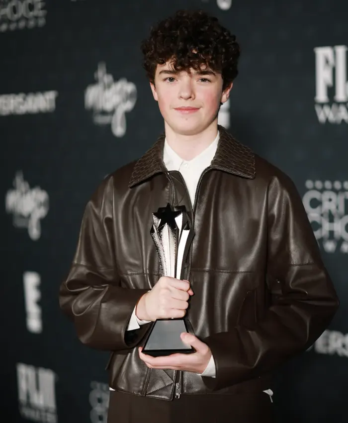 Critics Choice Awards Owen Cooper Brown Jacket