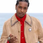 Cruise Fashion Show Asap Rocky Suede Jacket