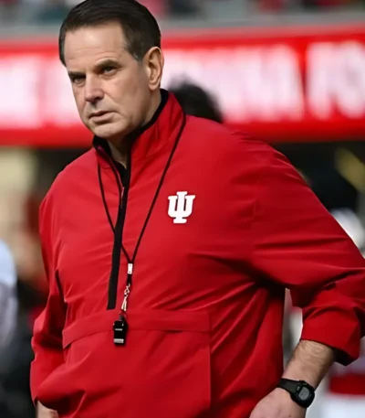 Curt Cignetti Indiana Hoosiers Half-Zip Jacket