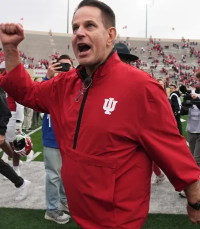 Curt Cignetti Indiana Hoosiers Half-Zip Jacket
