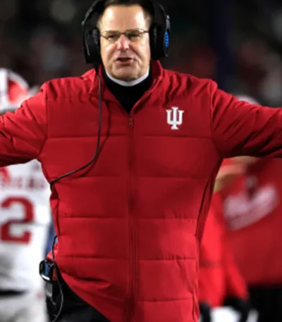 Curt Cignetti Indiana Hoosiers Red Jacket