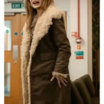 Daddy Issues Gemma Brown Shearling Coat