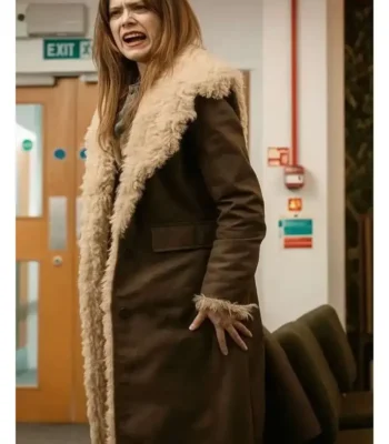 Daddy Issues Gemma Brown Shearling Coat
