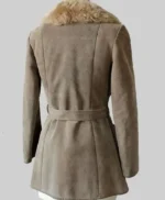 Daddy Issues Gemma Shearling Suede Coat