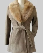 Daddy Issues Gemma Shearling Suede Coat