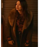 Daddy Issues Gemma Shearling Suede Coat