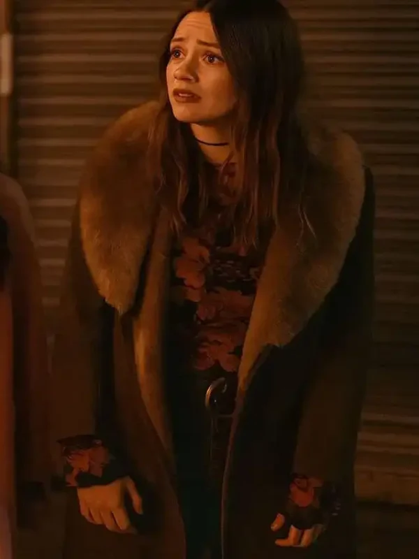 Daddy Issues Gemma Shearling Suede Coat