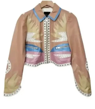 Daddy Issues Rita Pastel Leather Jacket