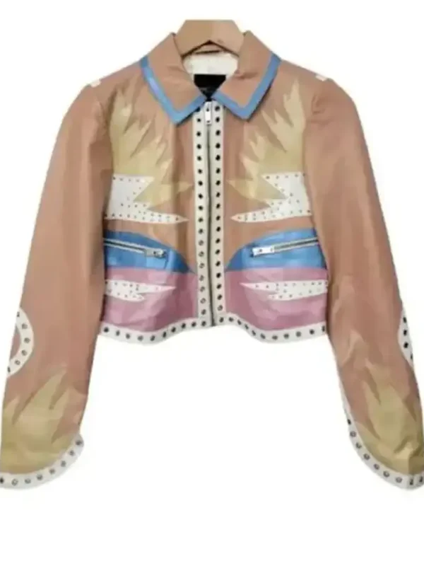 Daddy Issues Rita Pastel Leather Jacket