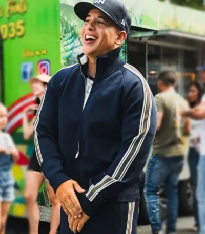 Daddy Yankee Sonriele Blue Track Jacket