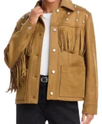 Dance Mom Hacks S04 Brown Fringe Jacket