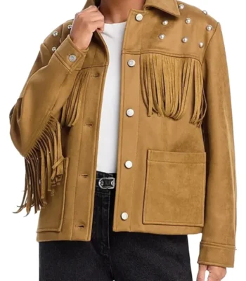Dance Mom Hacks S04 Brown Fringe Jacket