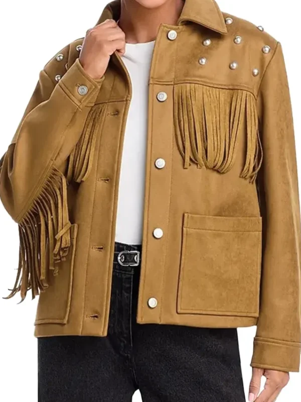 Dance Mom Hacks S04 Brown Fringe Jacket