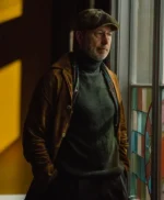 Daniel Betts MobLand S01 Brown Leather Coat