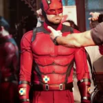 Daredevil Born Again Charlie Cox Red Jacket