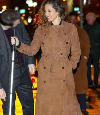 Daredevil Born Again Margarita Levieva Brown Coat