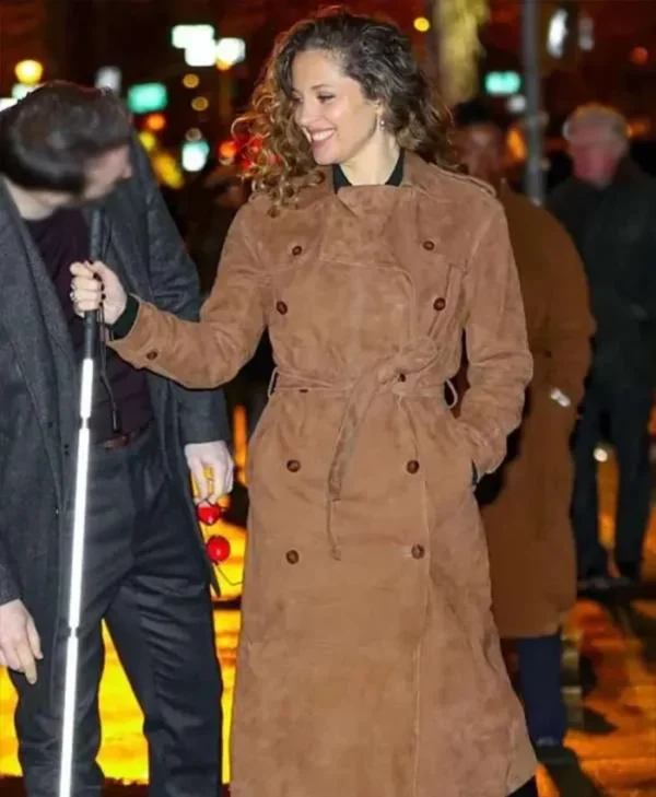 Daredevil Born Again Margarita Levieva Brown Coat