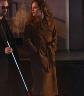 Daredevil Born Again Margarita Levieva Brown Coat