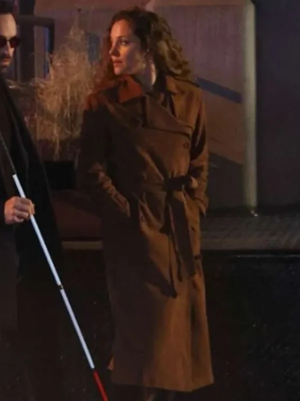 Daredevil Born Again Margarita Levieva Brown Coat