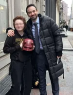 Daredevil Born Again Matt Murdock Black Puffer Coat