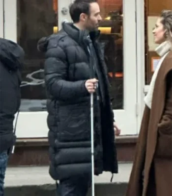 Daredevil Born Again Matt Murdock Black Puffer Coat