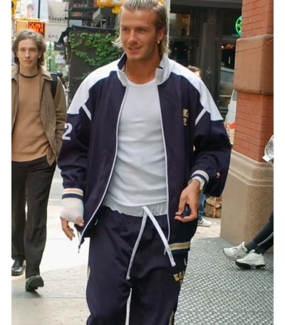 David Beckham Blue Tracksuit