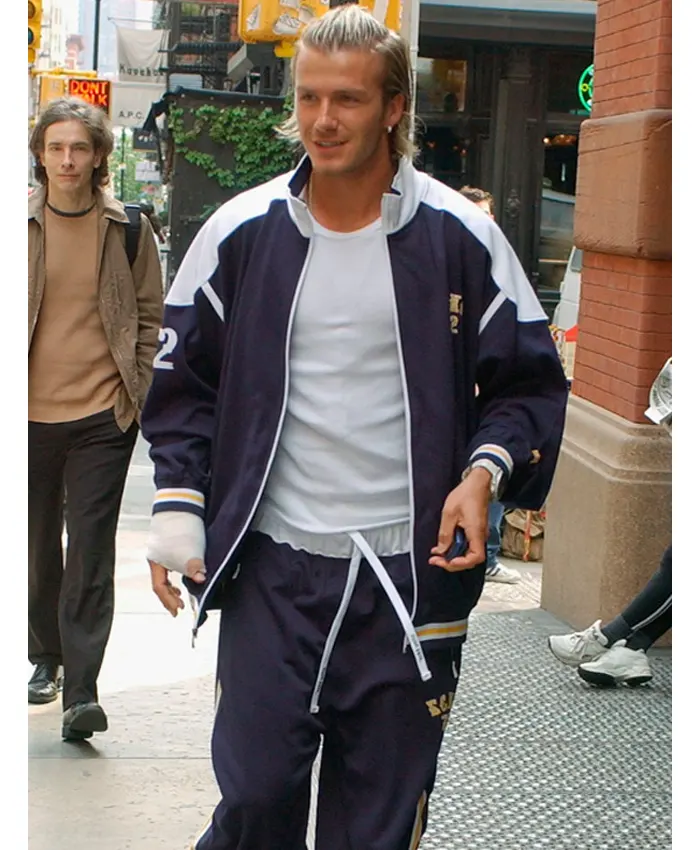 David Beckham Blue Tracksuit David Beckham Blue Tracksuit