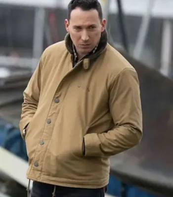 David Caves Silent Witness Brown Cotton Jacket