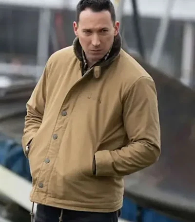 David Caves Silent Witness Brown Cotton Jacket