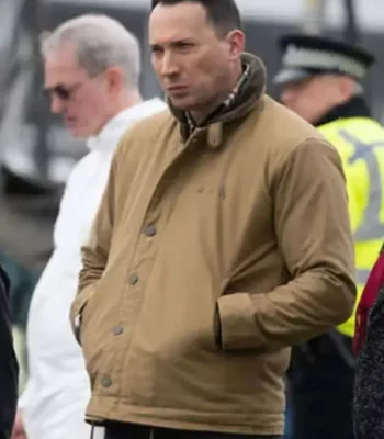 David Caves Silent Witness Brown Cotton Jacket